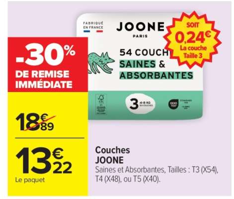 Couches JOONE