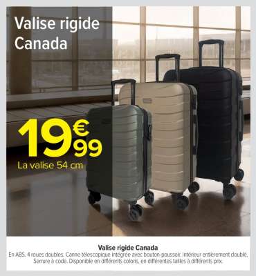 Valise rigide Canada