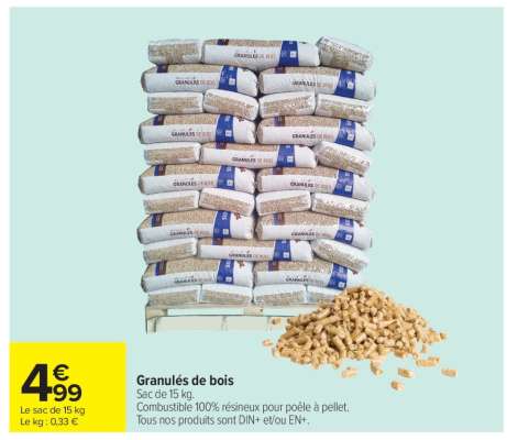 Granulés de bois
