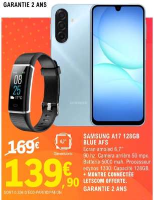 SAMSUNG A17 128GB BLUE AFS