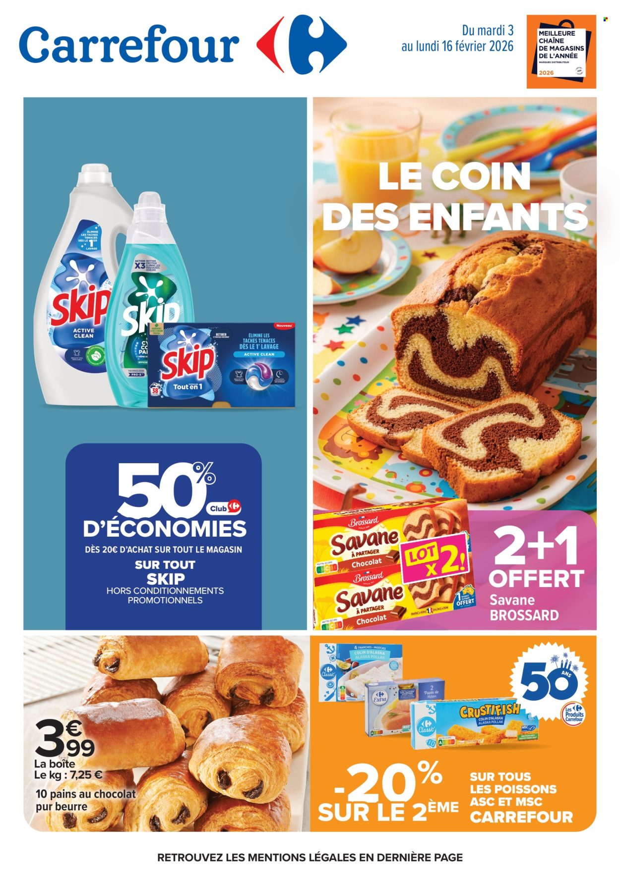 Catalogue Carrefour Hypermarchés - 03/02/2026 - 16/02/2026. Page 1