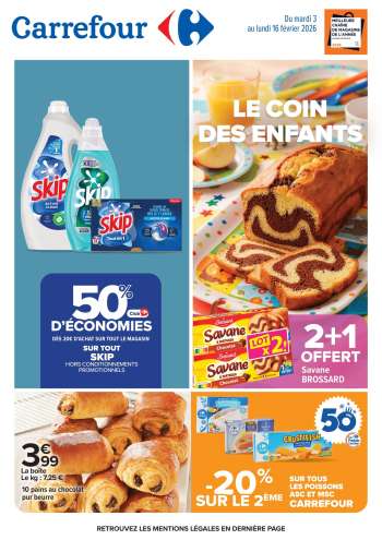Catalogue Carrefour Hypermarchés - 03/02/2026 - 16/02/2026.