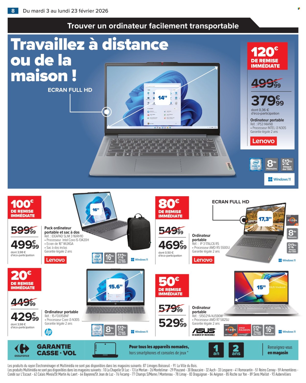 Catalogue Carrefour Hypermarchés - 03/02/2026 - 23/02/2026. Page 8