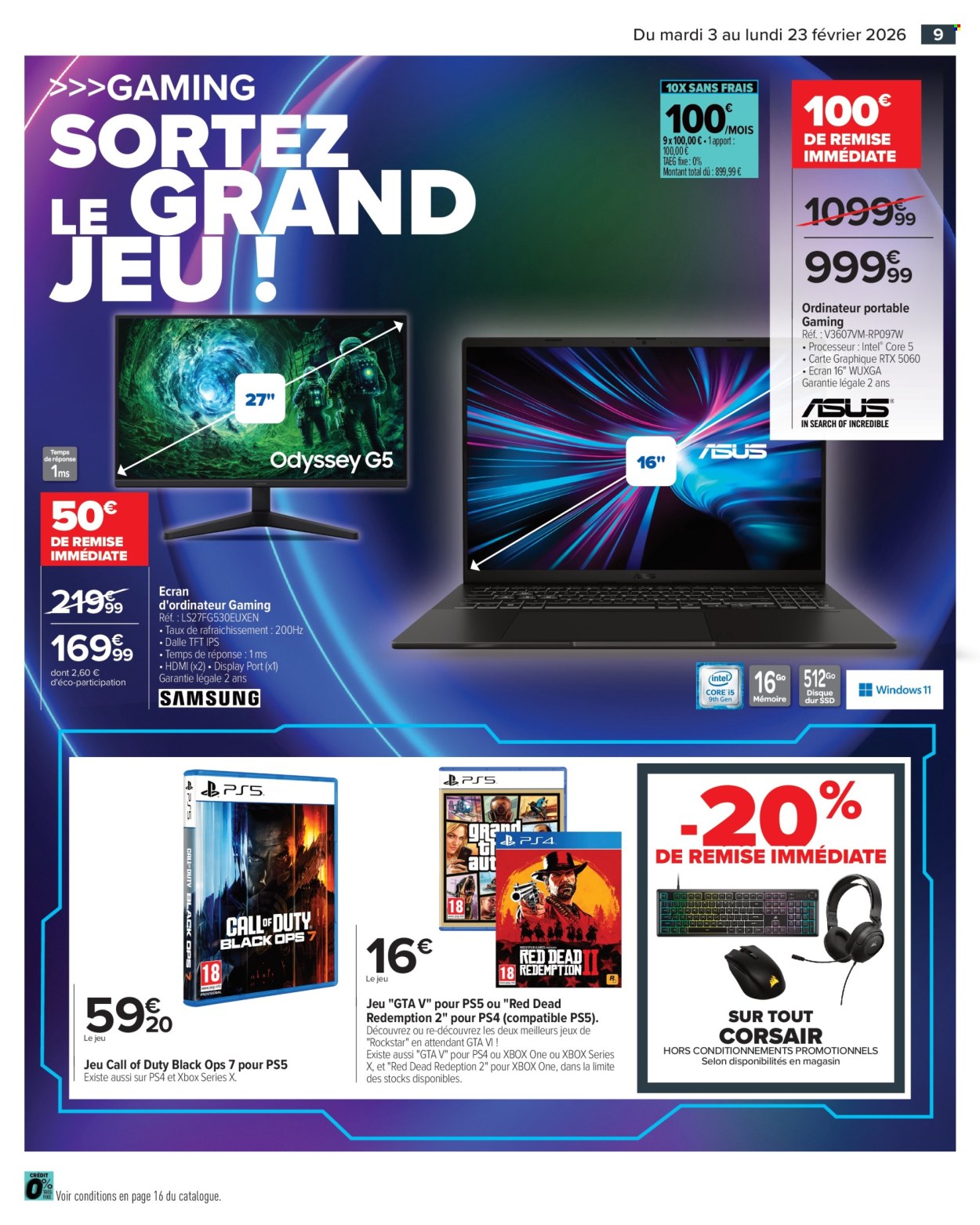 Catalogue Carrefour Hypermarchés - 03/02/2026 - 23/02/2026. Page 9