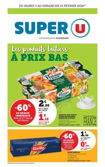 Catalogue SUPER U - 03/02/2026 - 15/02/2026.