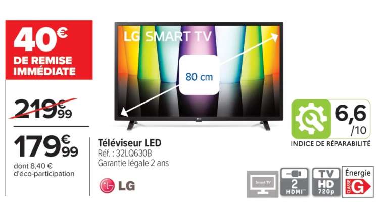 Téléviseur LED
