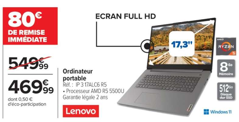 Ordinateur portable Lenovo