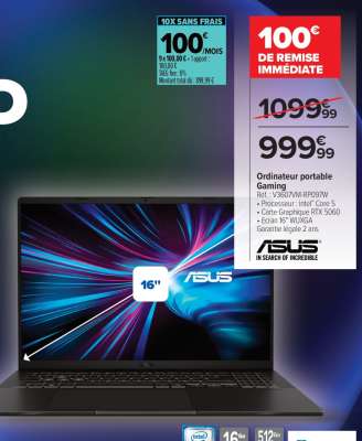 Ordinateur portable Gaming