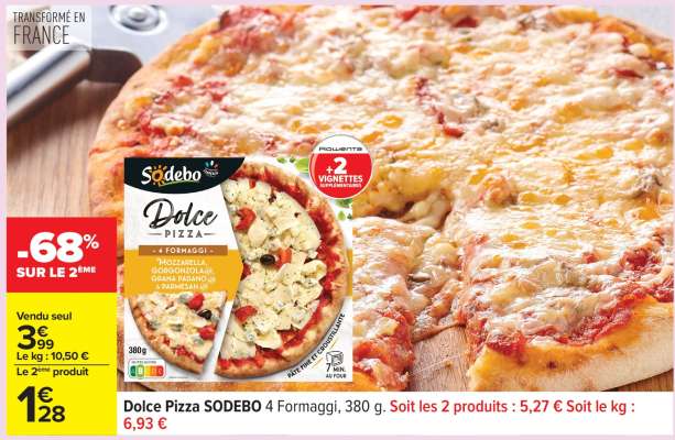 Dolce Pizza SODEBO 4 Formaggi