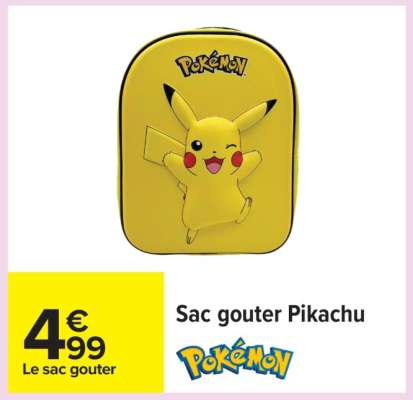 Sac gouter Pikachu