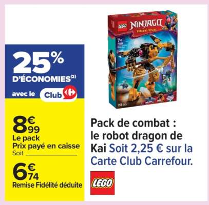 Pack de combat : le robot dragon de Kai