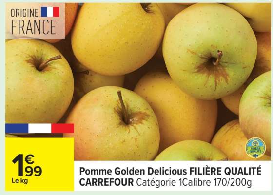 Pomme Golden Delicious