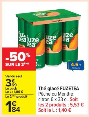 THÉ GLACÉ “FUZETEA”