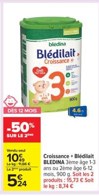 Blédilait Croissance