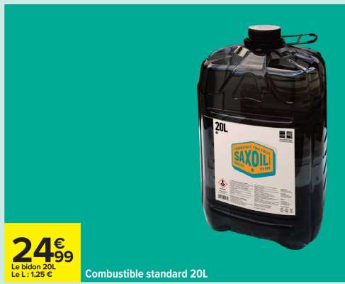 Combustible standard 20L