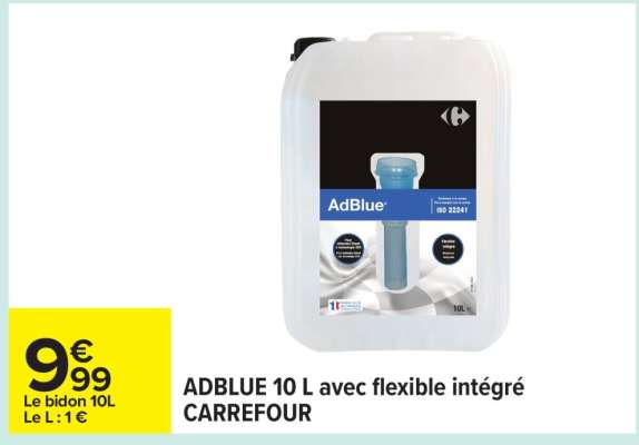 Adblue 10 L avec flexible intégré CARREFOUR