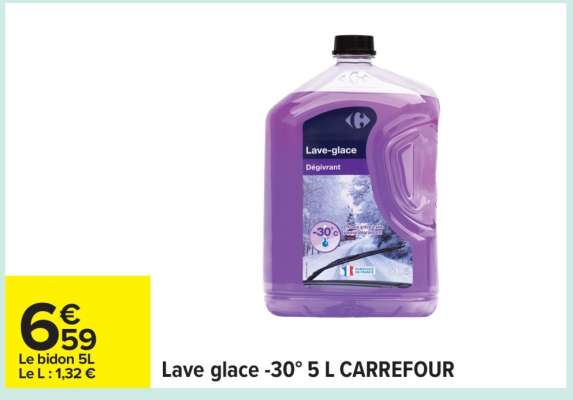 Lave glace -30° 5 L CARREFOUR