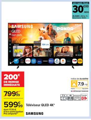 Téléviseur QLED 4K