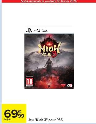 Jeu "Nioh 3" pour PS5