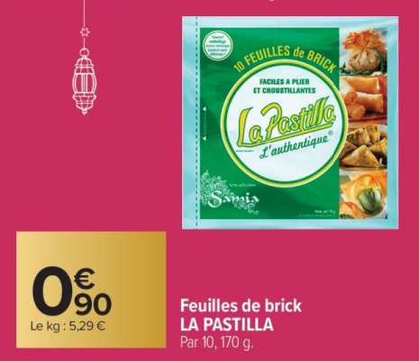 Feuilles De Brick La Pastilla