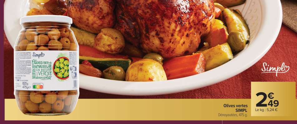 Olives vertes SIMPL