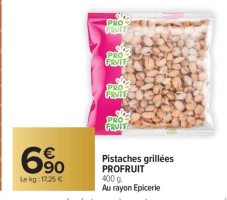 Pistaches grillées PROFRUIT