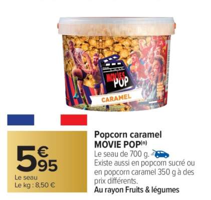 Popcorn caramel MOVIE POP