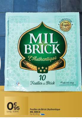 Feuilles de Brick L'Authentique MIL BRICK