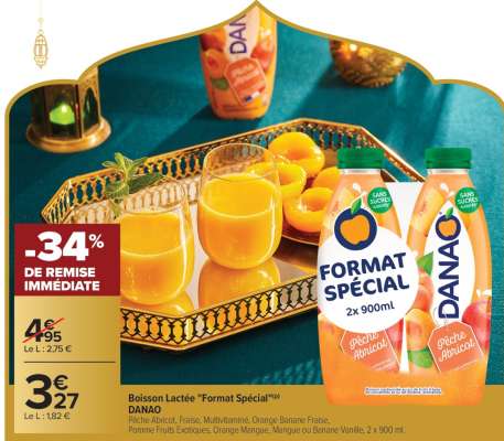 Boisson Lactée "Format Spécial" DANAO