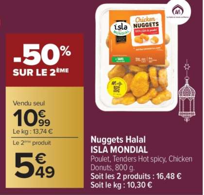 Nuggets Halal ISLA MONDIAL