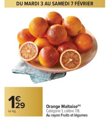 Orange Maltaise