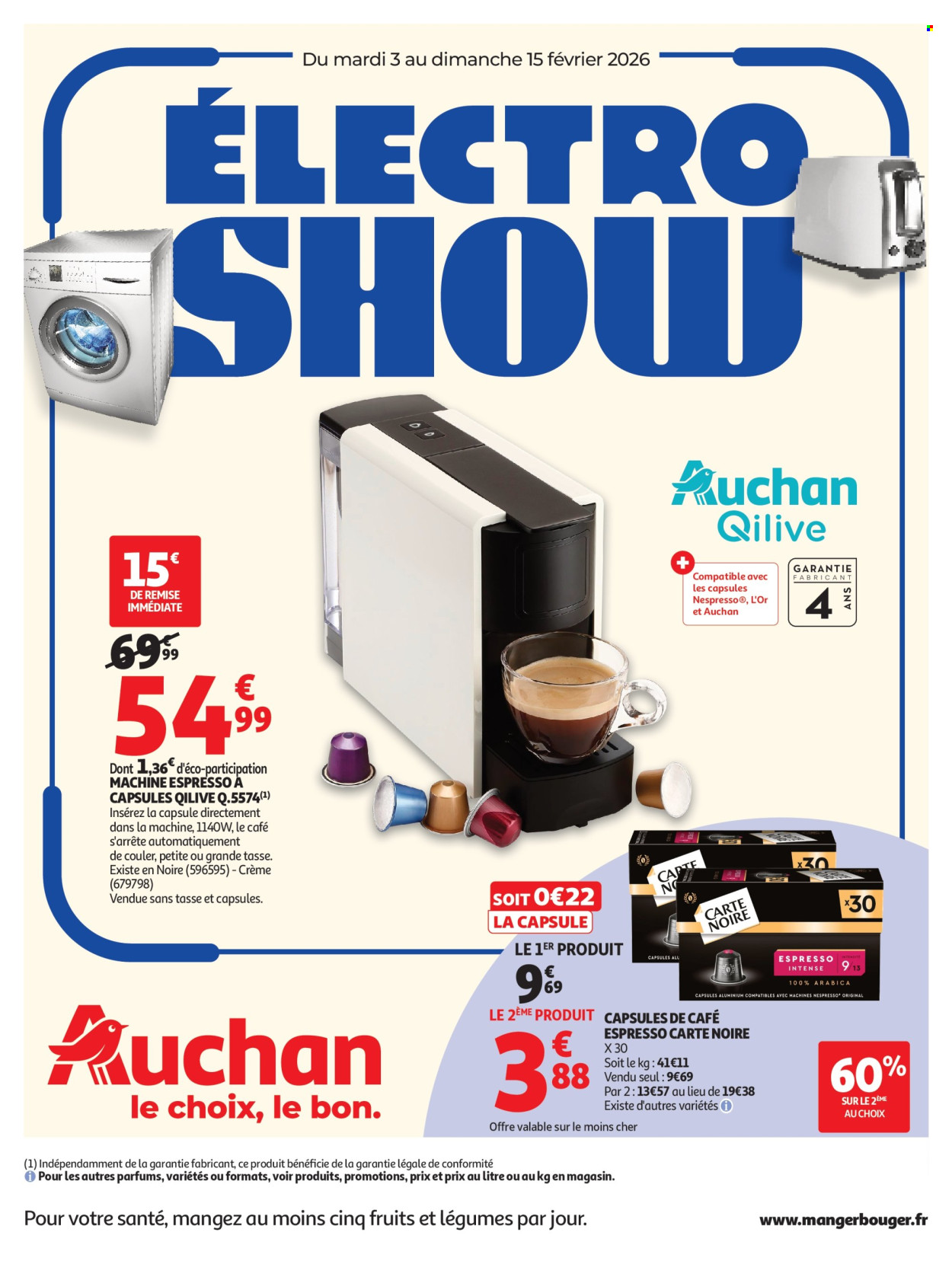 Catalogue Auchan - 03/02/2026 - 15/02/2026. Page 1