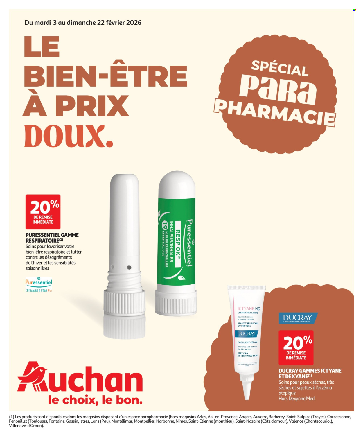 Catalogue Auchan - 03/02/2026 - 22/02/2026. Page 1