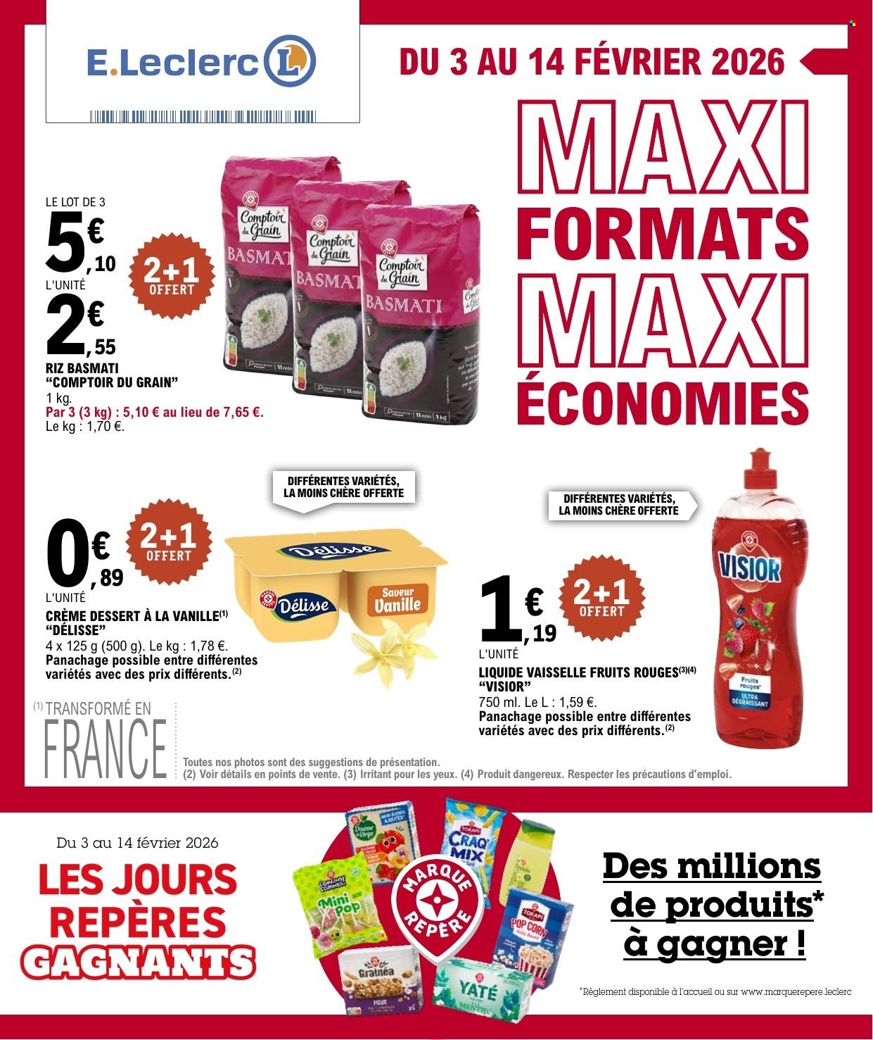 Catalogue E.Leclerc - 03/02/2026 - 14/02/2026. Page 1