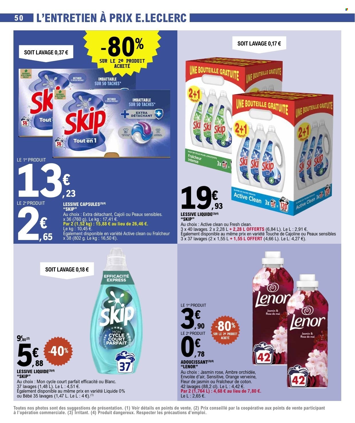 Catalogue E.Leclerc - 03/02/2026 - 14/02/2026. Page 50