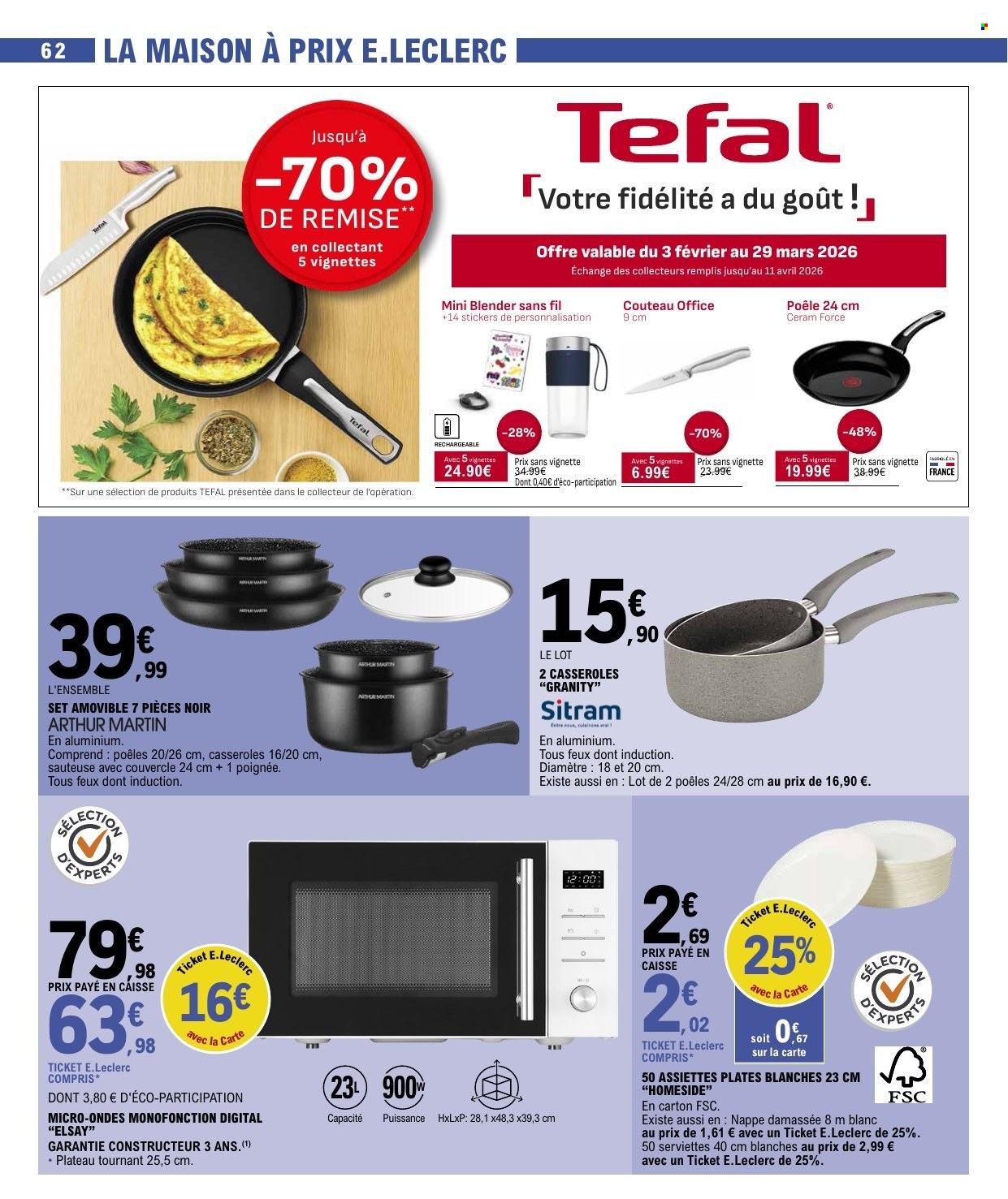 Catalogue E.Leclerc - 03/02/2026 - 14/02/2026. Page 62