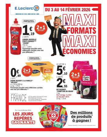 Catalogue E.Leclerc - 03/02/2026 - 14/02/2026.