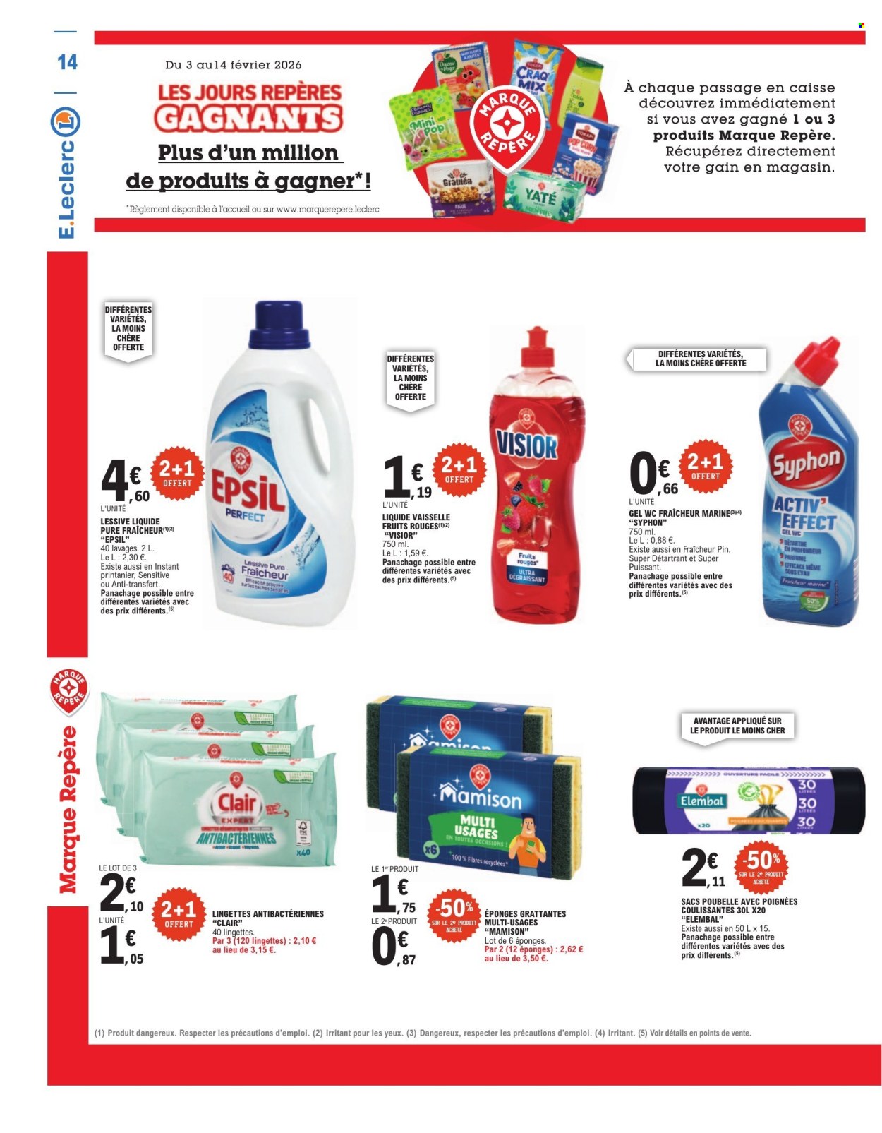Catalogue E.Leclerc - 03/02/2026 - 14/02/2026. Page 14
