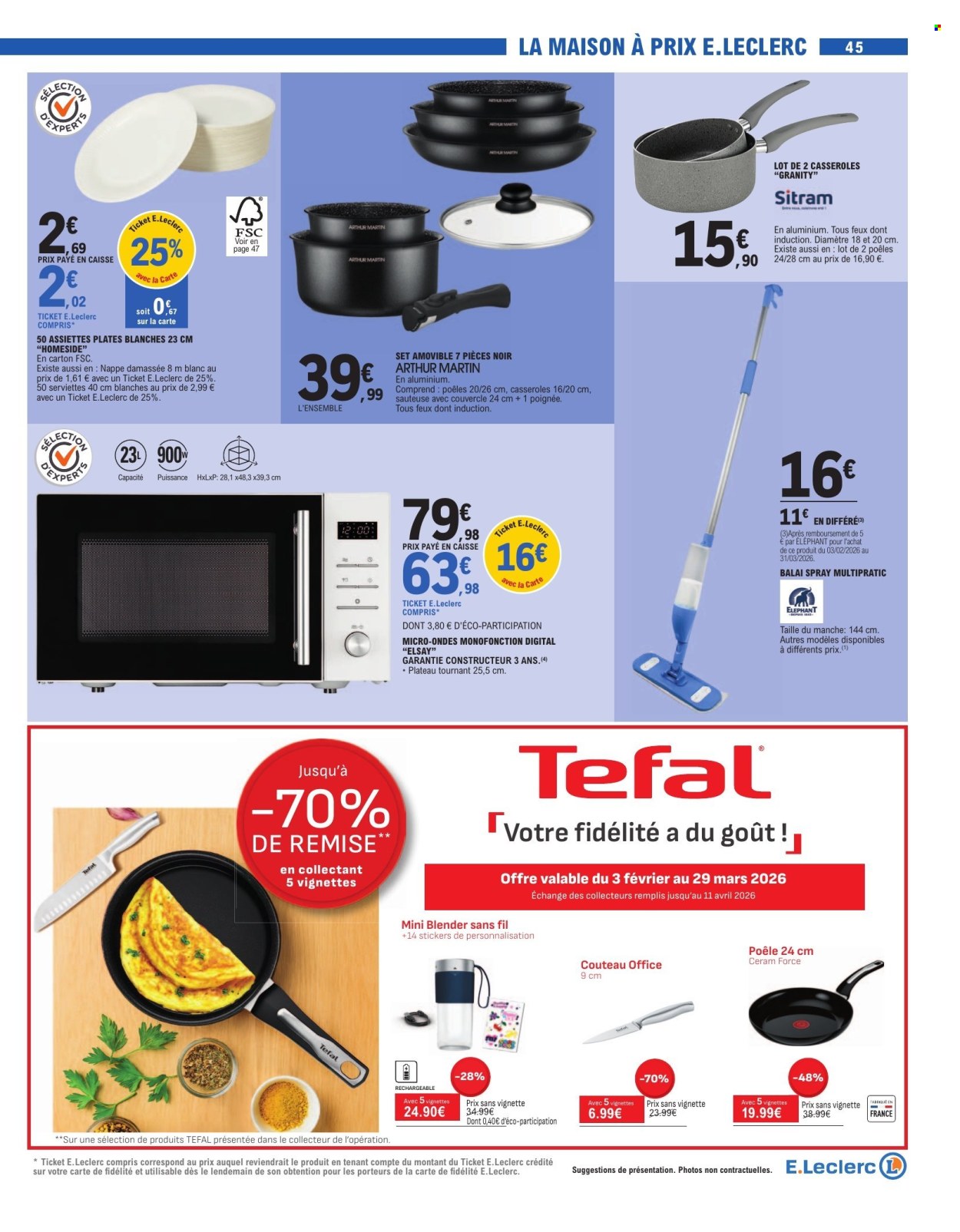 Catalogue E.Leclerc - 03/02/2026 - 14/02/2026. Page 45