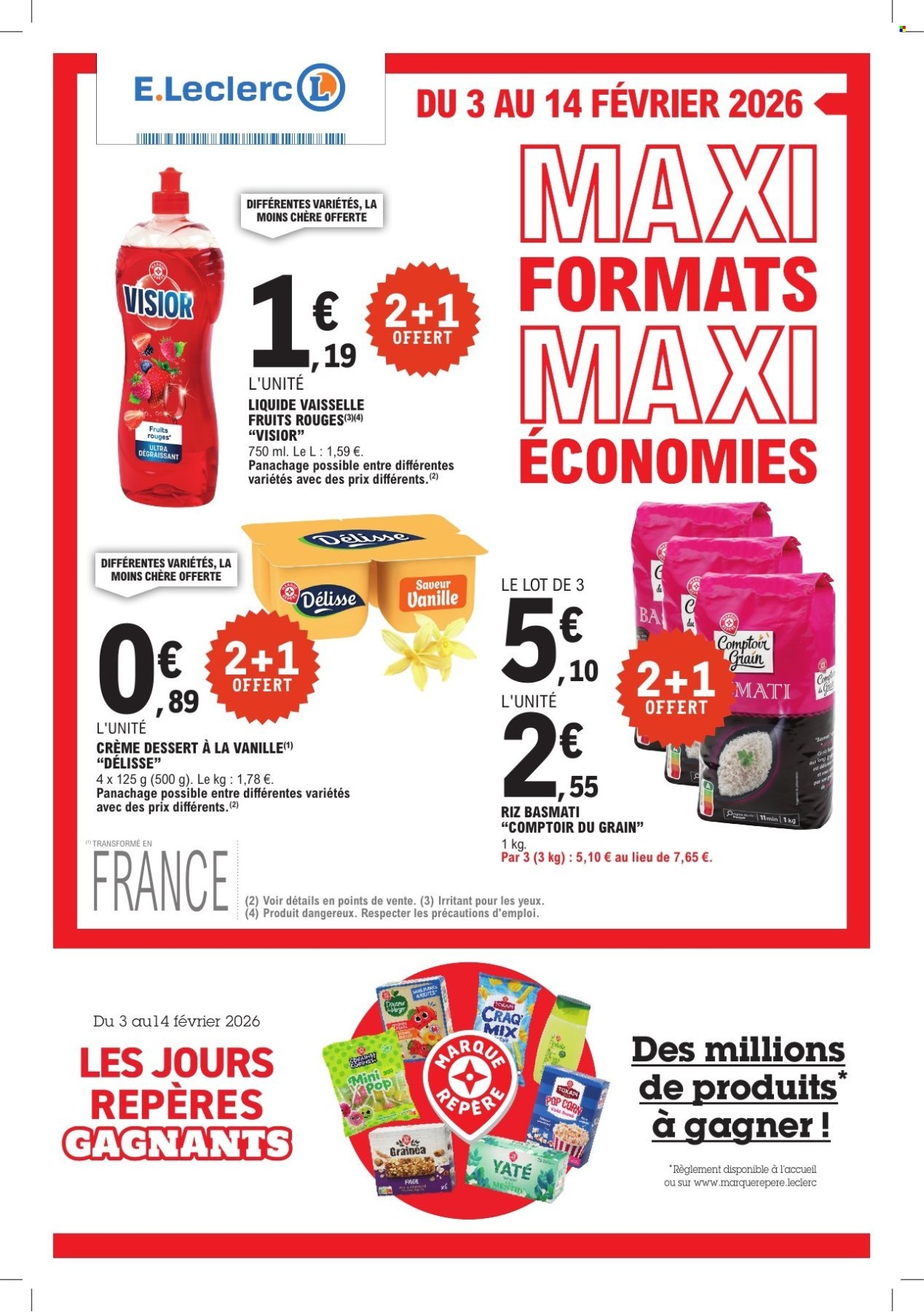 Catalogue E.Leclerc - 03/02/2026 - 14/02/2026. Page 1