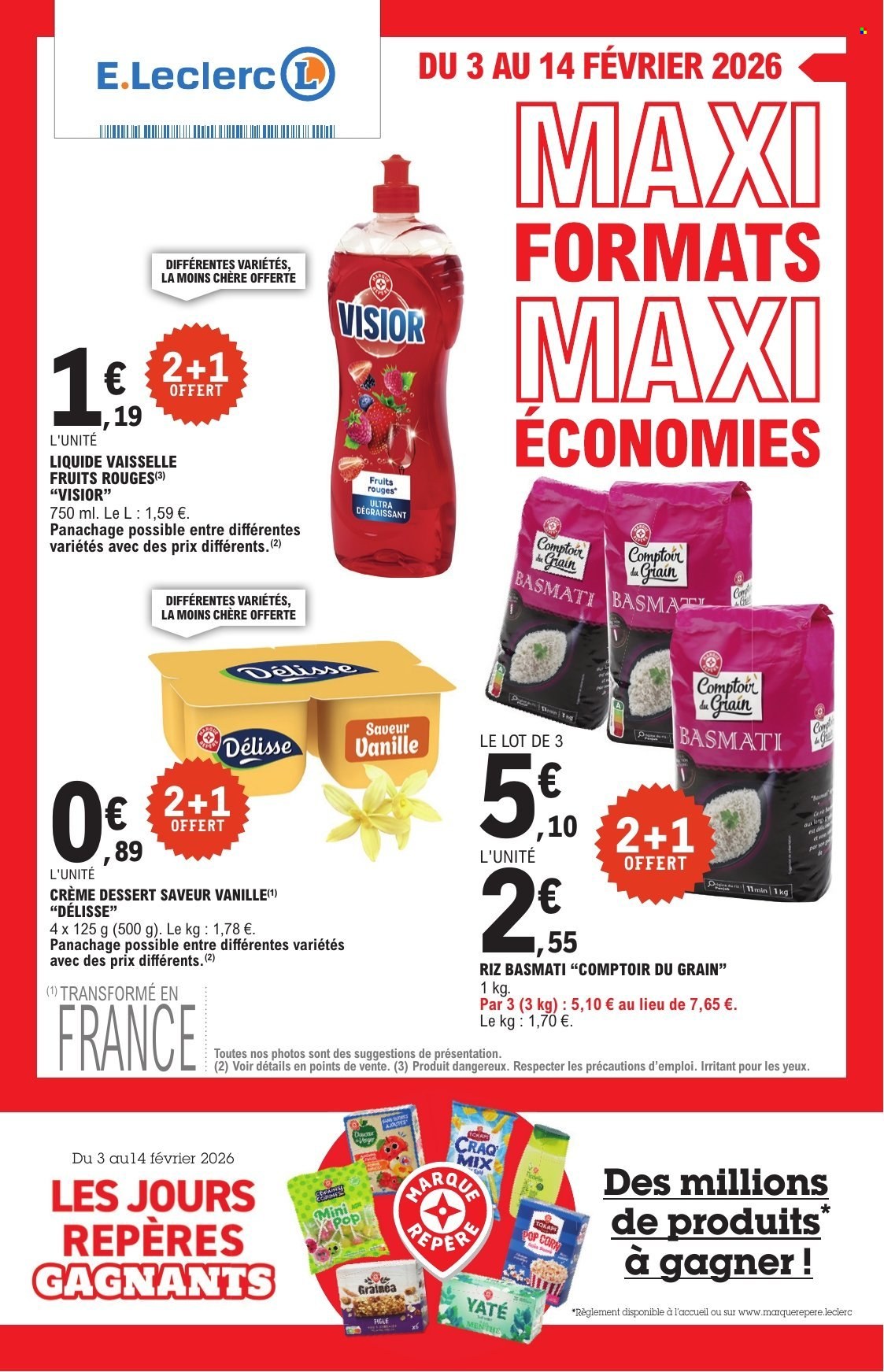 Catalogue E.Leclerc - 03/02/2026 - 14/02/2026. Page 1