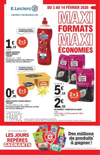 Catalogue E.Leclerc - 03/02/2026 - 14/02/2026.