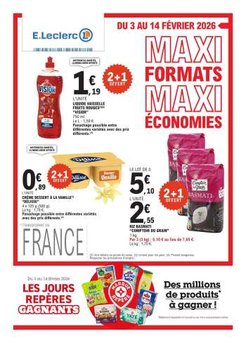Catalogue E.Leclerc - 03/02/2026 - 14/02/2026.