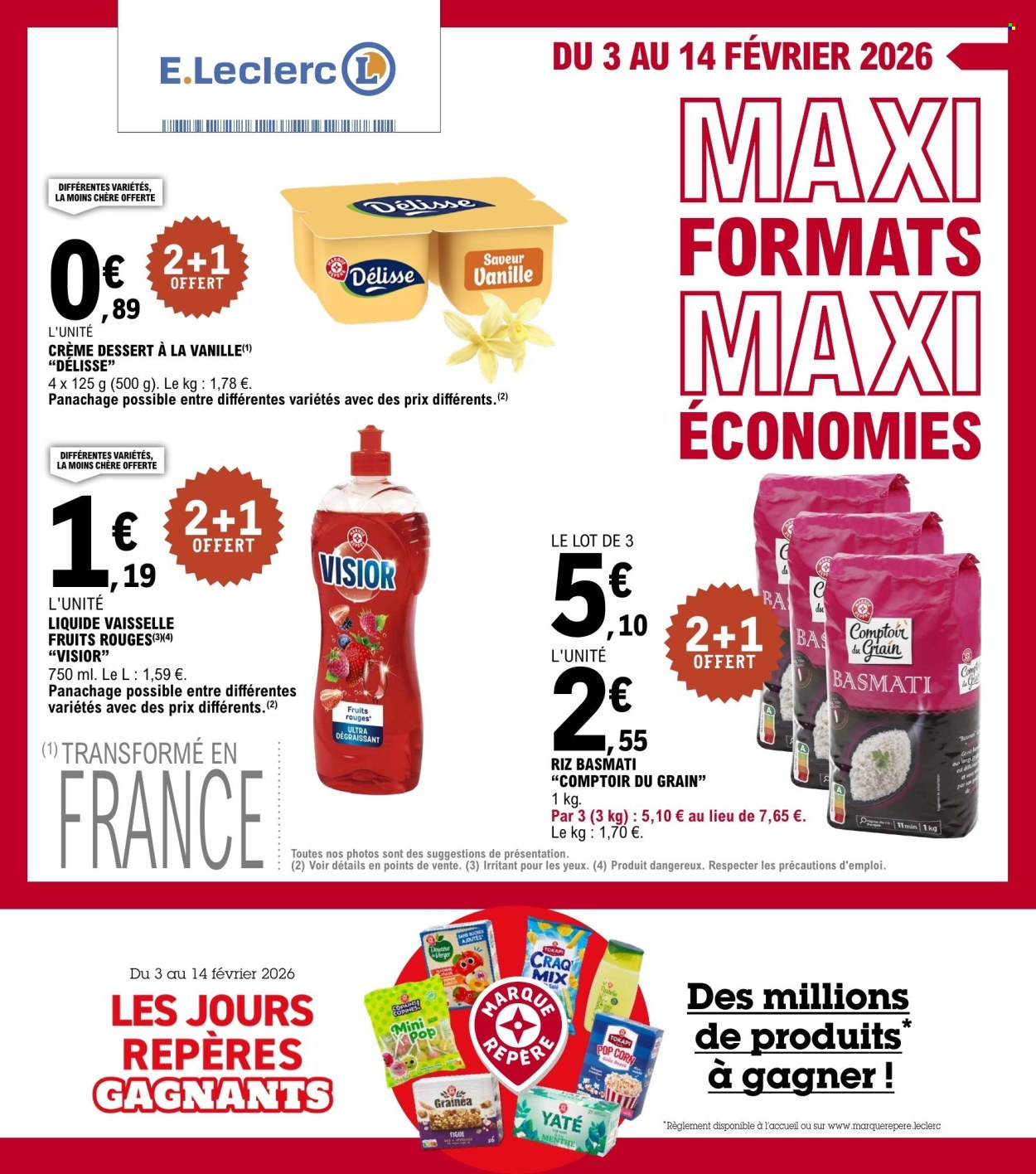 Catalogue E.Leclerc - 03/02/2026 - 14/02/2026. Page 1