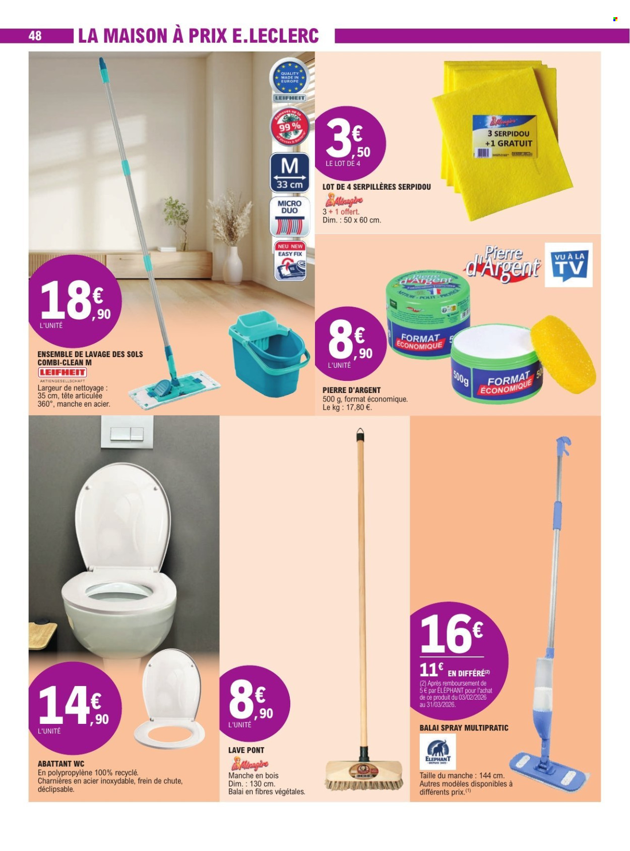 Catalogue E.Leclerc - 03/02/2026 - 14/02/2026. Page 48
