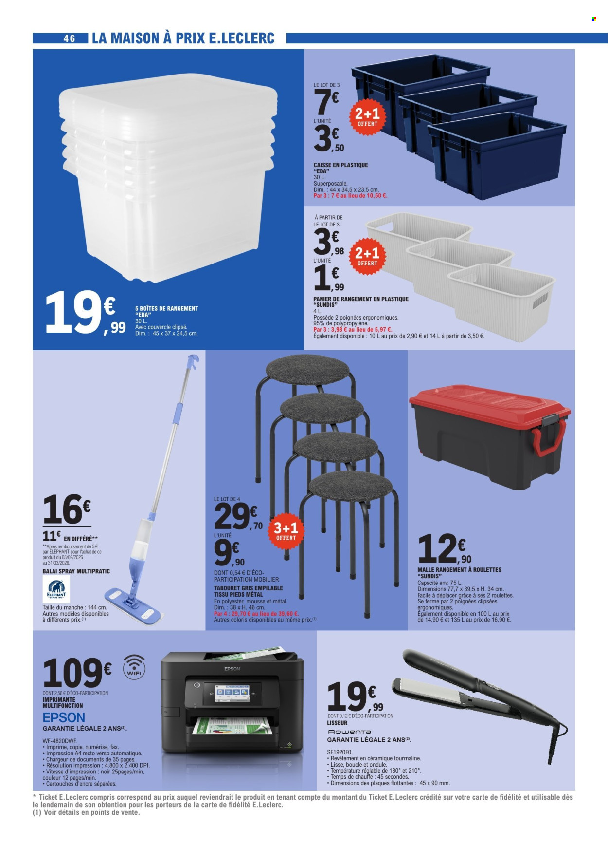 Catalogue E.Leclerc - 03/02/2026 - 14/02/2026. Page 46