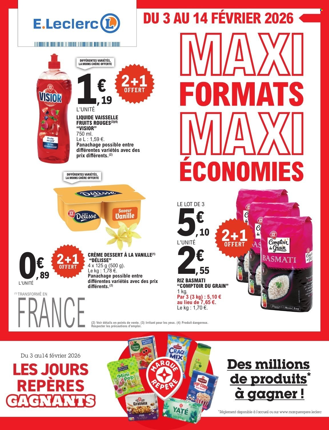 Catalogue E.Leclerc - 03/02/2026 - 14/02/2026. Page 1