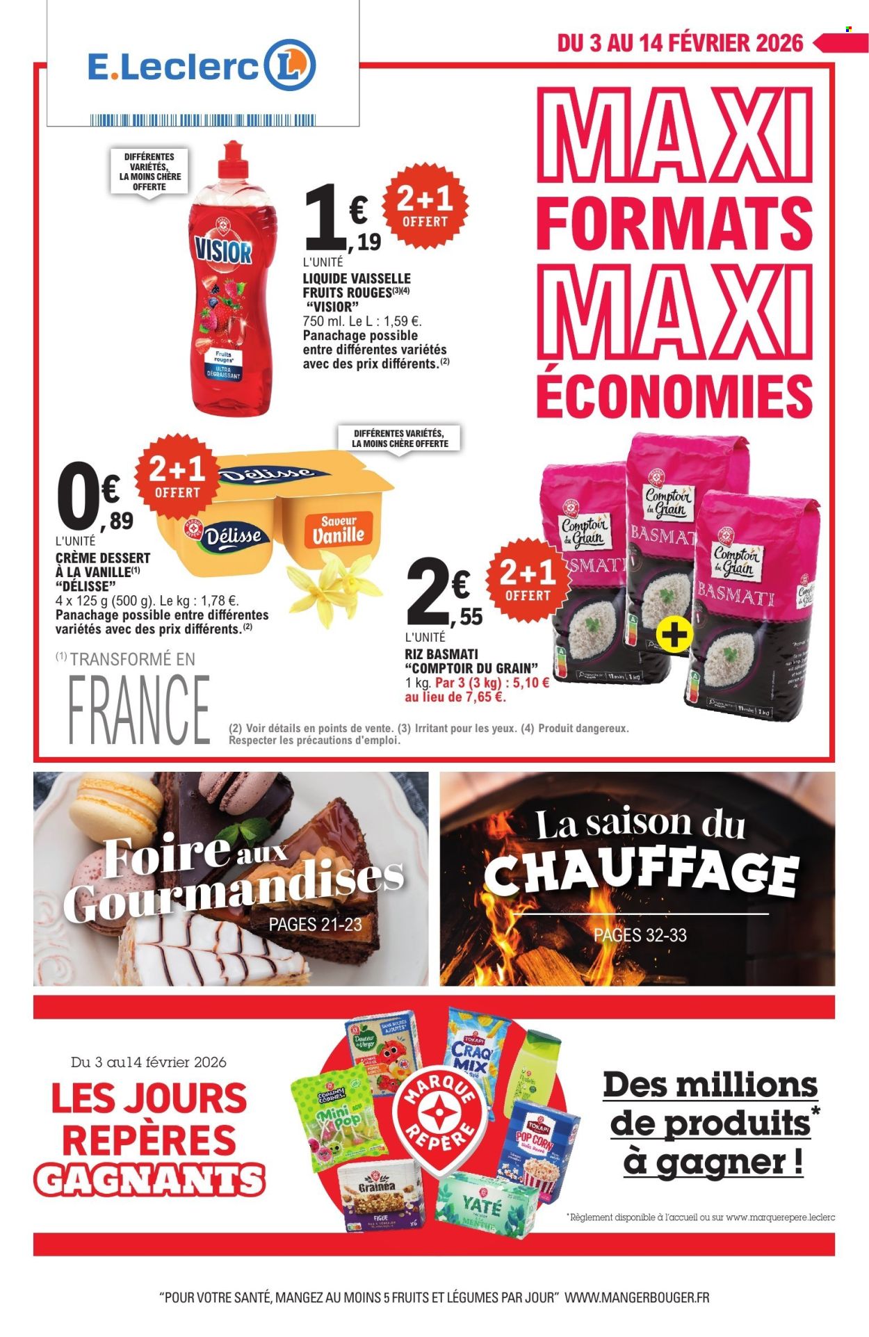 Catalogue E.Leclerc - 03/02/2026 - 14/02/2026. Page 1