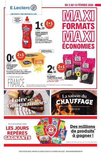 Catalogue E.Leclerc - 03/02/2026 - 14/02/2026.
