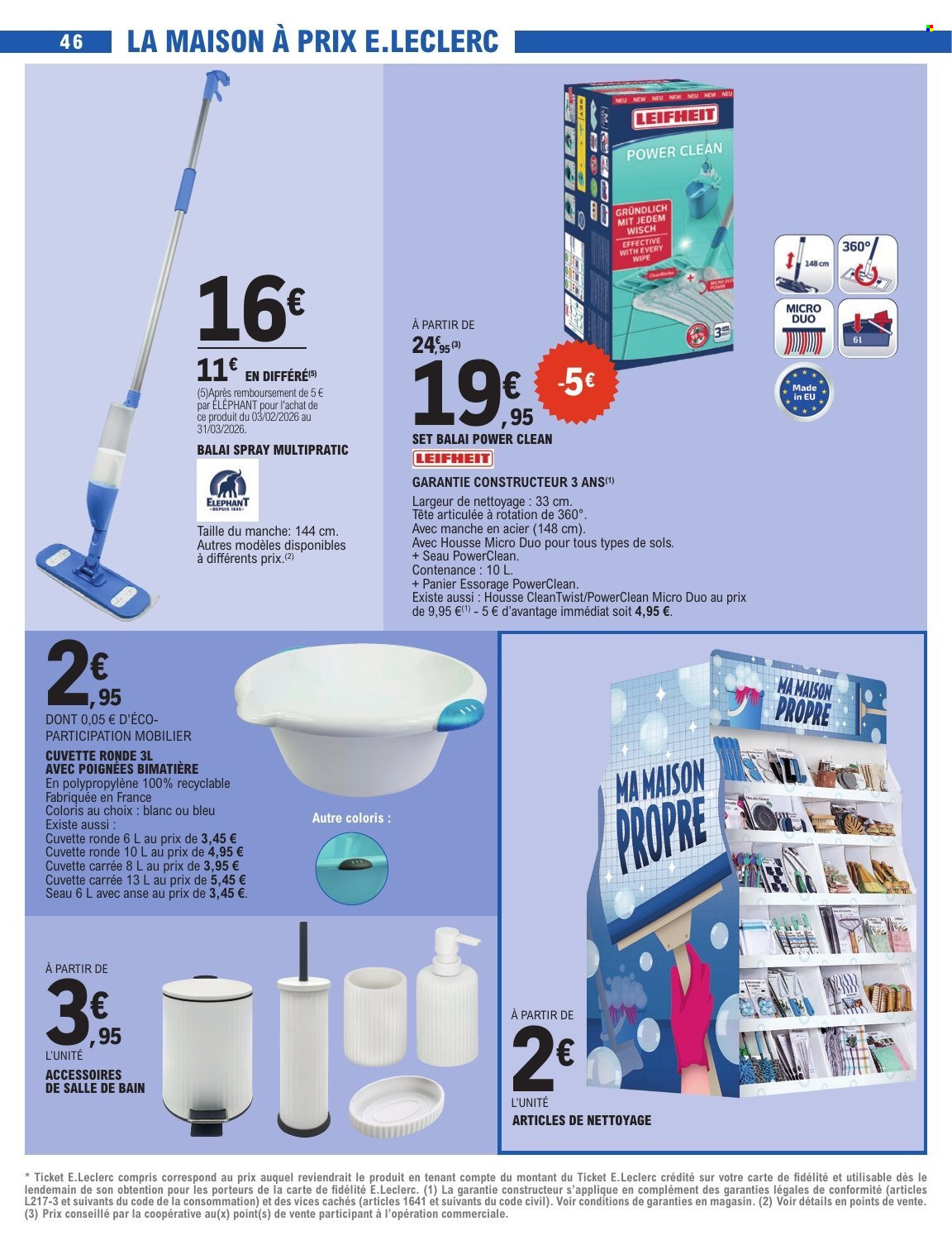 Catalogue E.Leclerc - 03/02/2026 - 14/02/2026. Page 46